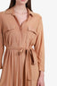 L'Agence Nude Rivi Long Shirt Dress Size M