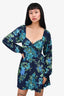 Faithfull The Brand Blue Floral  Knot Detail Dress Size 2