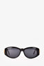 Versace Vintage Black Medusa Head Rectangle Sunglasses