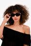 Versace Vintage Black Medusa Head Rectangle Sunglasses