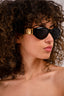 Versace Vintage Black Medusa Head Rectangle Sunglasses