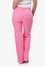 Victoria Beckham Pink Twill Trousers Size 36