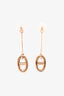 Hermès 18K Rose Gold Farandole Drop Earrings