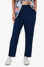 Dries Van Noten Blue Tapered Pants Est. Size 6