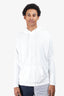 Tom Ford White Terry Cloth Hoodie Sweater Size M Mens