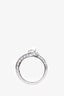 Van Cleef & Arpels Platinum 'Couture Solitaire' 0.70cwt Diamond Ring Size 49