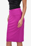 Tom Ford Purple Pencil Skirt Size 40