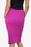 Tom Ford Purple Pencil Skirt Size 40