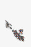 Christian Dior Silver Toned Multi-coloured Crystal J'Adior Earrings