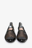 Alexander McQueen Black Mesh Slip On Loafers Size 37.5