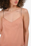 Diane von Furstenberg Blush Rose Crystal Strap Slip Dress Size 36