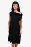 The Row Black Cowl Neck Sleeveless Dress Size S