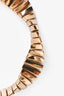 Bottega Veneta Gold Toned Sterling Silver Curb Bracelet