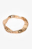 Bottega Veneta Gold Toned Sterling Silver Curb Bracelet