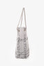 Burberry Grey/Black Canvas Small Needle Punch Lola Bucket Bag