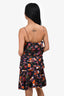 Derek Lam 10 Crosby Black/Orange Floral Strappy Mini Dress Size 8