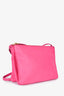 Celine 2014 Hot Pink Leather Medium Trio Crossbody