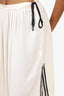 Ulla Johnson White/Black Striped Midi Skirt Size 4