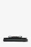 Prada Black Saffiano Leather Bow Detail Wallet