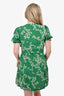 Faithfull the Brand Green Floral Mini Dress Size 6