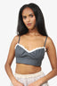 ShuShu/Tong Grey Lace Bralette Size 8