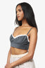 ShuShu/Tong Grey Lace Bralette Size 8