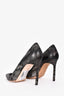 Manolo Blahnik Metallic Pointed Heels Size 39.5