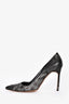 Manolo Blahnik Metallic Pointed Heels Size 39.5