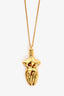 Chloe Gold-Tone Female Body Pendant Necklace