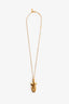 Chloe Gold-Tone Female Body Pendant Necklace