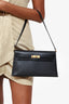 Hermès 2023 Noir Chevre Chamkila Kelly Elan Shoulder Bag