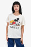 Gucci x Disney Cream Mickey Mouse Logo T-Shirt Size XXS Mens