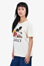 Gucci x Disney Cream Mickey Mouse Logo T-Shirt Size XXS Mens