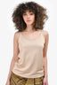 Burberry Beige Camisole Tank Top Size S