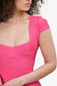 Herve Leger Magenta Pink Bandage Dress Size XXS