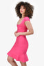 Herve Leger Magenta Pink Bandage Dress Size XXS