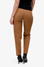 Red Valentino Tan High-Waisted Tapered Trousers Size 36