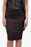 Gucci Brown Pencil Skirt Size 38