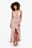 Lovers + Friends Pink Ruffle Gown Size XS