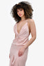 Lovers + Friends Pink Ruffle Gown Size XS