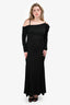 Jonathan Simkhai Black Cold Shoulder Dress Size M