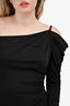 Jonathan Simkhai Black Cold Shoulder Dress Size M