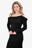 Jonathan Simkhai Black Cold Shoulder Dress Size M