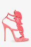 Giuseppe Zanotti Pink Suede Leather 'Cruel' Heels Size 38