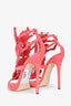 Giuseppe Zanotti Pink Suede Leather 'Cruel' Heels Size 38