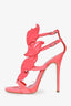 Giuseppe Zanotti Pink Suede Leather 'Cruel' Heels Size 38