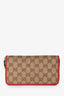 Gucci Brown GG Guccisima Canvas Zip Wallet