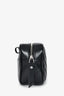 Saint Laurent Black Leather Chevron Tassel Lou Belt Bag