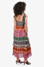 Zimmerman Multicoloured Printed Tiered Midi Dress Size 0