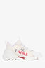 Christian Dior White/Red D-Connect 'Je T'Aime' Runners Size 37.5